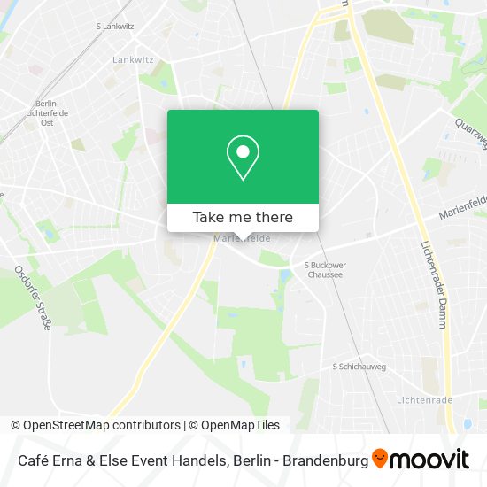Café Erna & Else Event Handels map
