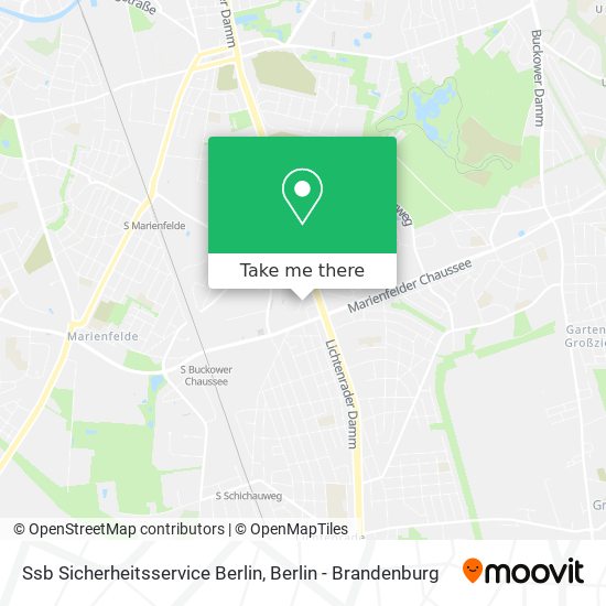 Ssb Sicherheitsservice Berlin map