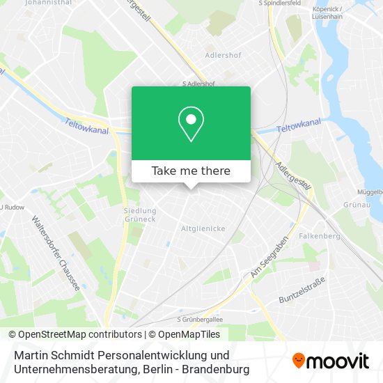 Martin Schmidt Personalentwicklung und Unternehmensberatung map