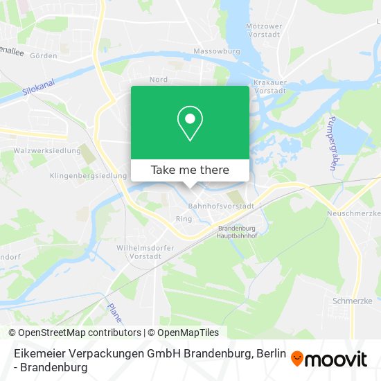 Eikemeier Verpackungen GmbH Brandenburg map