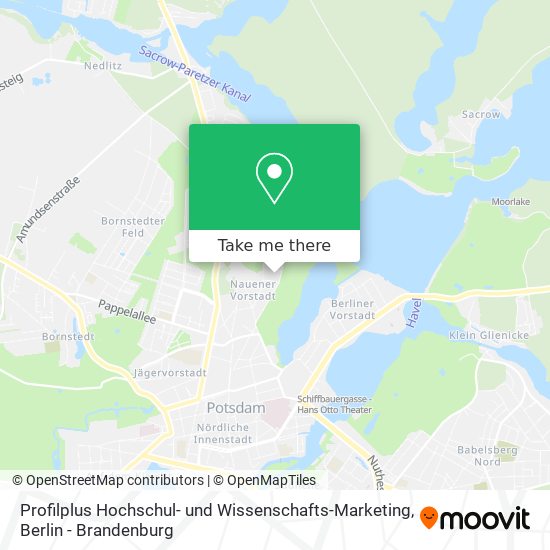 Profilplus Hochschul- und Wissenschafts-Marketing map