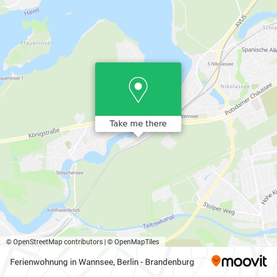 Ferienwohnung in Wannsee map