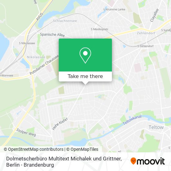 Карта Dolmetscherbüro Multitext Michalek und Grittner