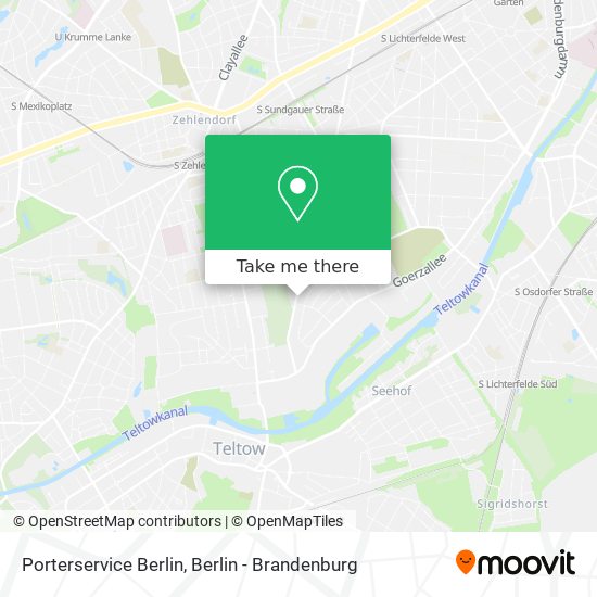 Карта Porterservice Berlin