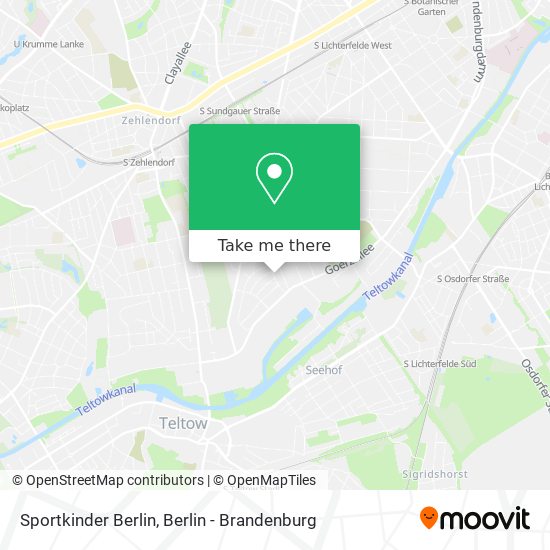 Sportkinder Berlin map