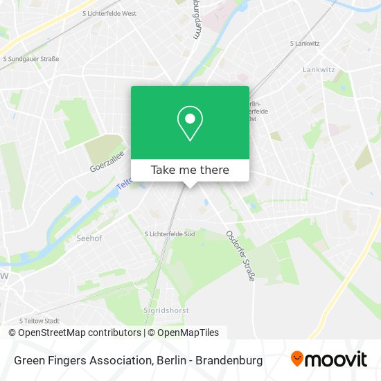 Green Fingers Association map