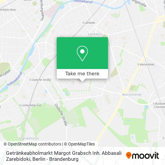 Getränkeabholmarkt Margot Grabsch Inh. Abbasali Zarebidoki map