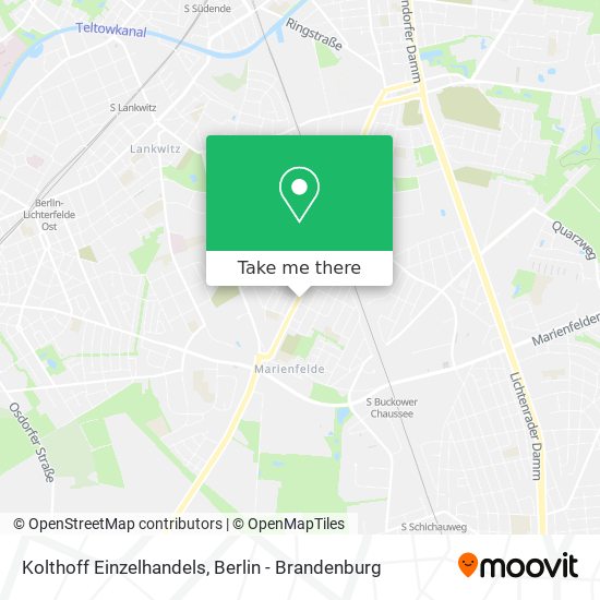 Карта Kolthoff Einzelhandels