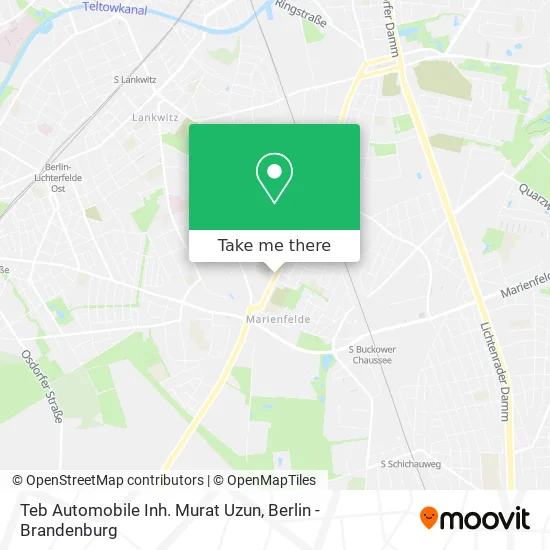 Карта Teb Automobile Inh. Murat Uzun