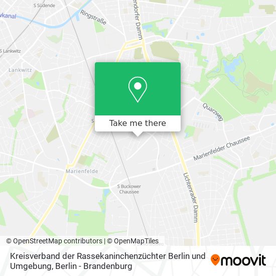 Kreisverband der Rassekaninchenzüchter Berlin und Umgebung map