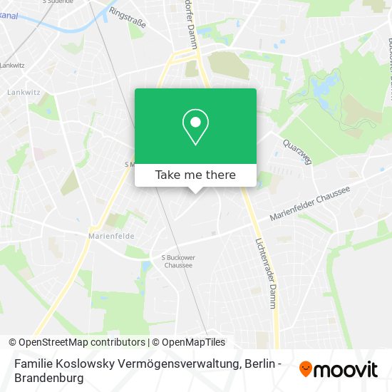 Familie Koslowsky Vermögensverwaltung map