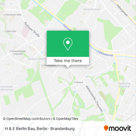 H & E Berlin Bau map