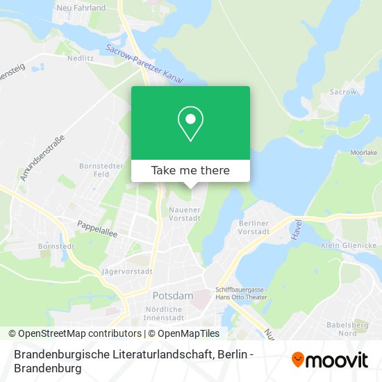 Карта Brandenburgische Literaturlandschaft