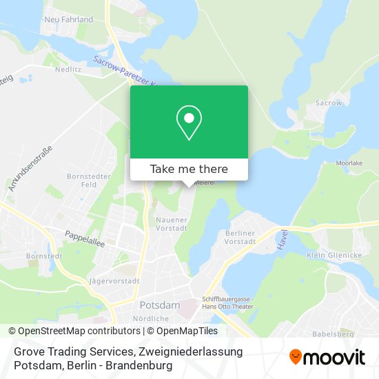 Grove Trading Services, Zweigniederlassung Potsdam map