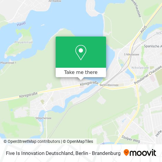 Five Is Innovation Deutschland map