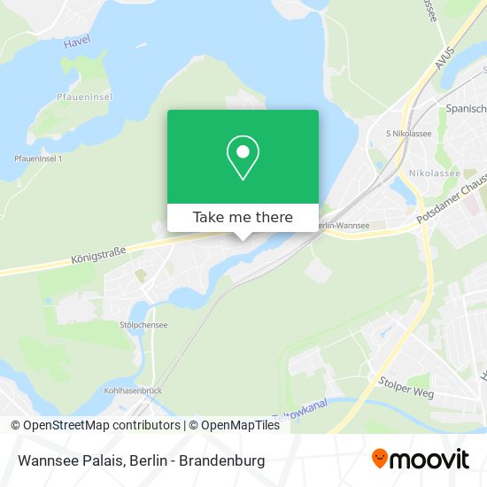 Wannsee Palais map