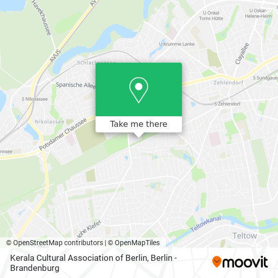 Карта Kerala Cultural Association of Berlin