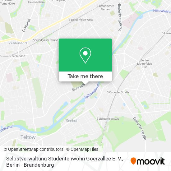 Selbstverwaltung Studentenwohn Goerzallee E. V. map