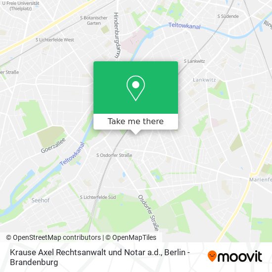 Krause Axel Rechtsanwalt und Notar a.d. map