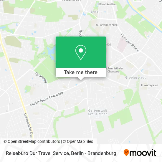 Карта Reisebüro Dur Travel Service