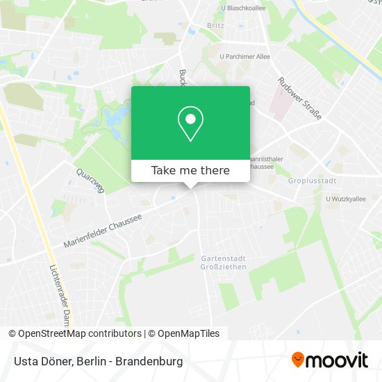 Usta Döner map