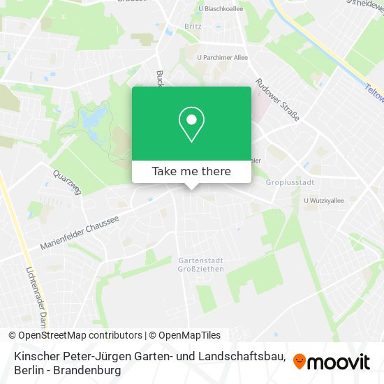 Карта Kinscher Peter-Jürgen Garten- und Landschaftsbau