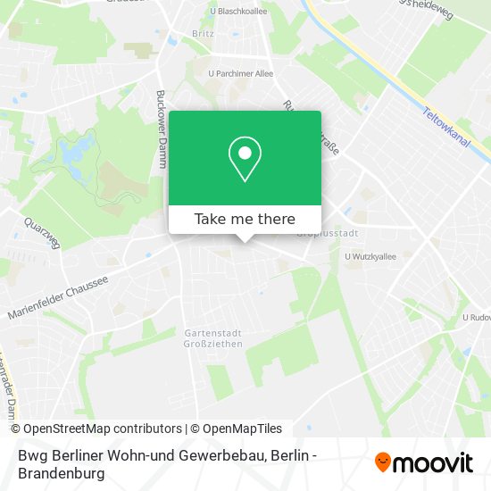 Bwg Berliner Wohn-und Gewerbebau map