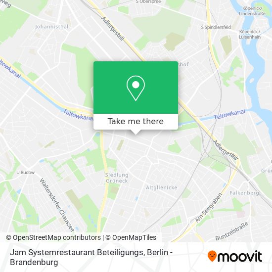 Jam Systemrestaurant Beteiligungs map
