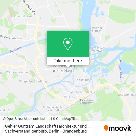 Карта Gehler Guntram Landschaftsarchitektur und Sachverständigenbüro