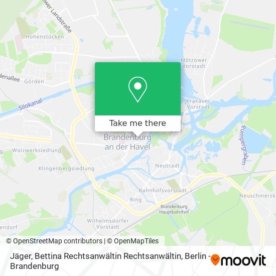 Карта Jäger, Bettina Rechtsanwältin Rechtsanwältin