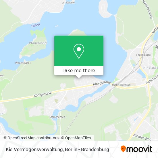 Kis Vermögensverwaltung map