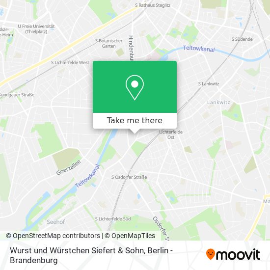 Wurst und Würstchen Siefert & Sohn map