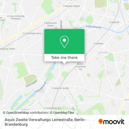 Aquis Zweite Verwaltungs Leinestraße map