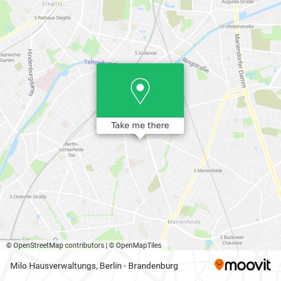 Milo Hausverwaltungs map