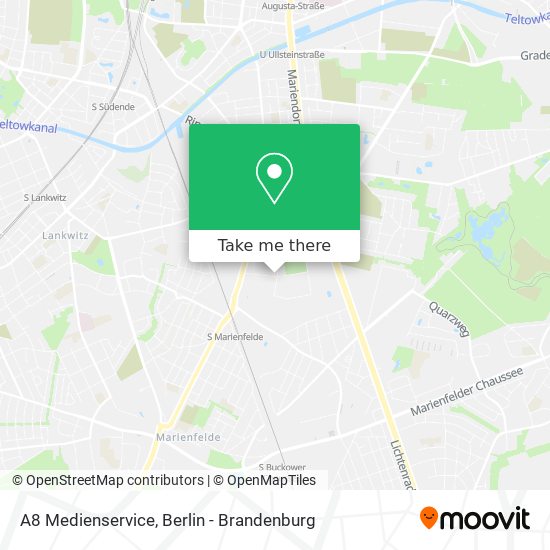 A8 Medienservice map