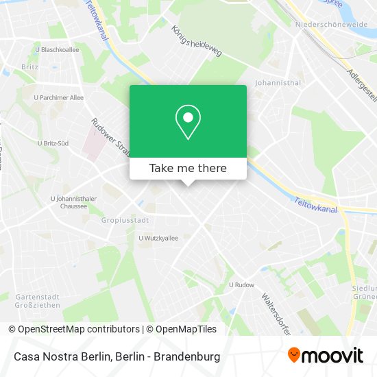 Casa Nostra Berlin map