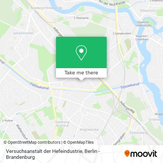 Versuchsanstalt der Hefeindustrie map