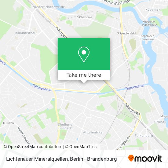 Lichtenauer Mineralquellen map