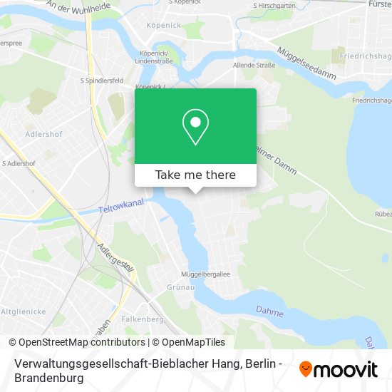 Карта Verwaltungsgesellschaft-Bieblacher Hang