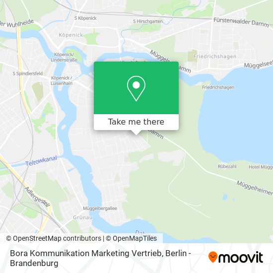 Bora Kommunikation Marketing Vertrieb map