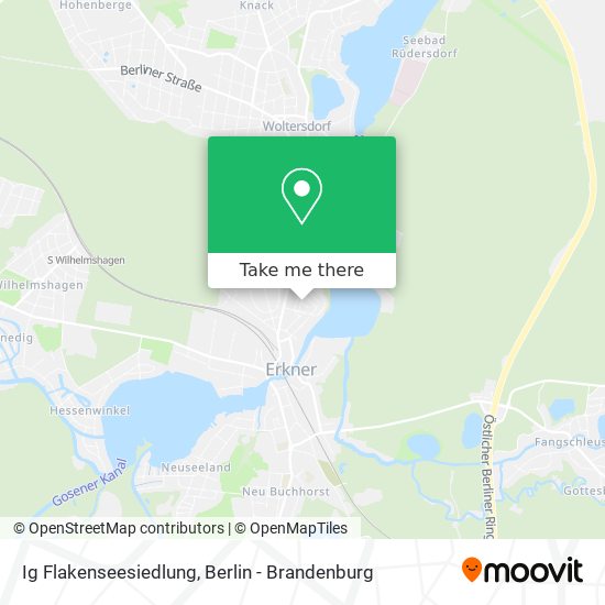 Ig Flakenseesiedlung map