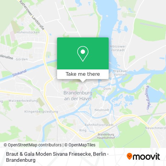 Braut & Gala Moden Sivana Friesecke map