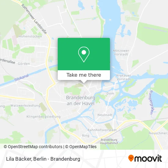 Карта Lila Bäcker