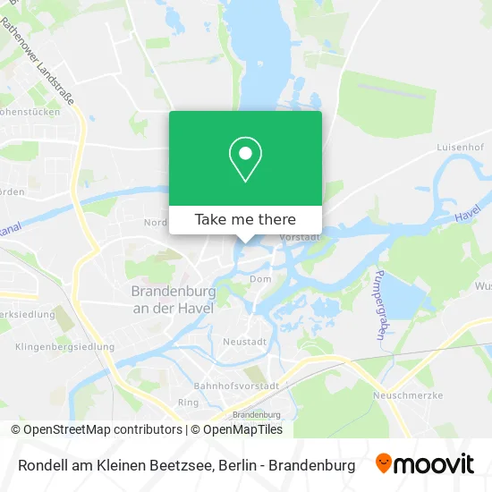 Rondell am Kleinen Beetzsee map