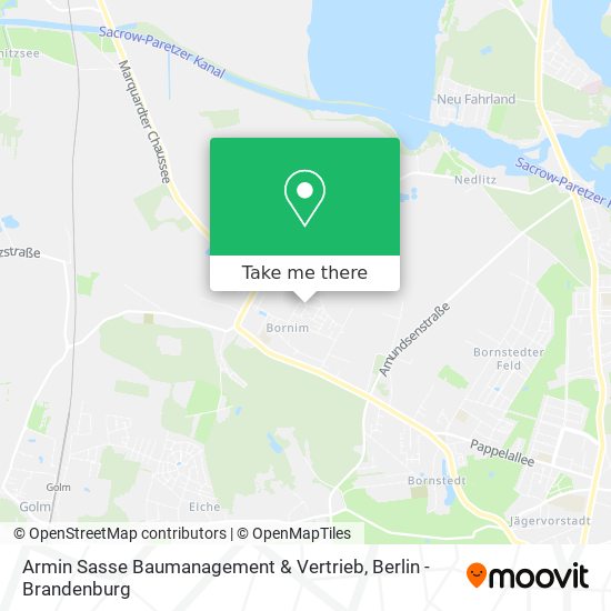 Armin Sasse Baumanagement & Vertrieb map