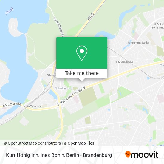 Kurt Hönig Inh. Ines Bonin map