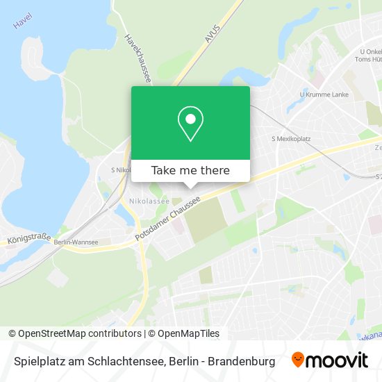 Карта Spielplatz am Schlachtensee