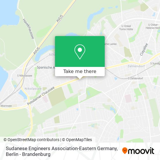Sudanese Engineers Association-Eastern Germany map