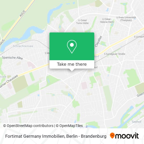 Fortimat Germany Immobilien map