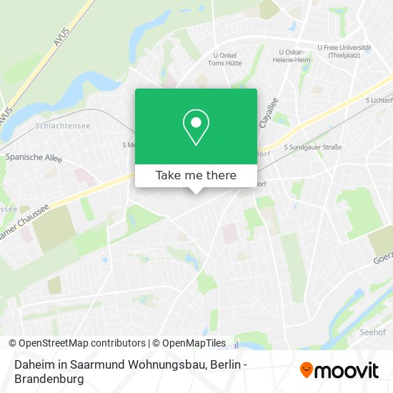 Daheim in Saarmund Wohnungsbau map